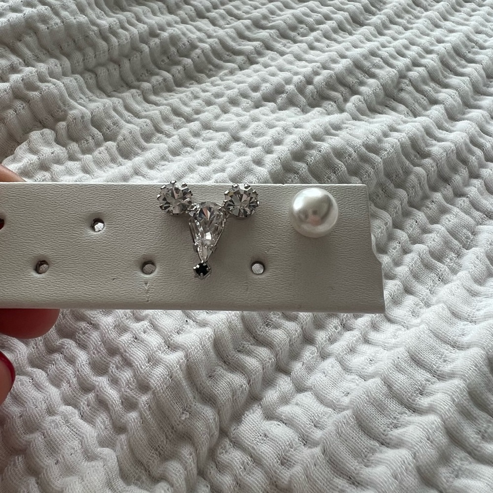 Brand new never worn Joomi Lim mouse and pearl earrings! Super cute and no flaws